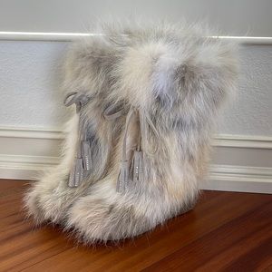 Genuine Fur Boots with wool lining 8